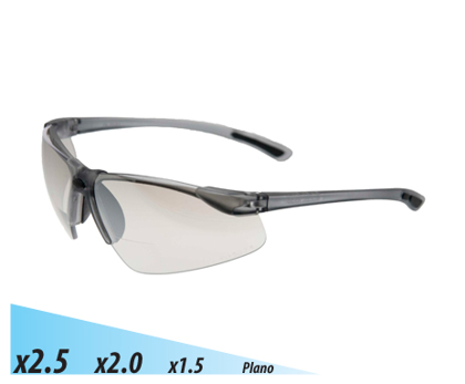 Picture of VisionSafe -101SM-1.5 - Silver I/O Mirror Safety Glasses