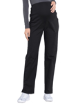 Picture of CHEROKEE-CH-WW220P-Cherokee Workwear Professionals Maternity Knit Waist Straight Leg Petite Pant