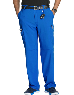 Picture of CHEROKEE-CH-CK200AS-Cherokee Infinity Men's Antimicrobial Fly Front Cargo Petite Pant