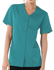 Picture of CHEROKEE-CH-4770-Cherokee Workwear Women's Short Sleeve Snap Scrub Top