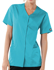 Picture of CHEROKEE-CH-4770-Cherokee Workwear Women's Short Sleeve Snap Scrub Top