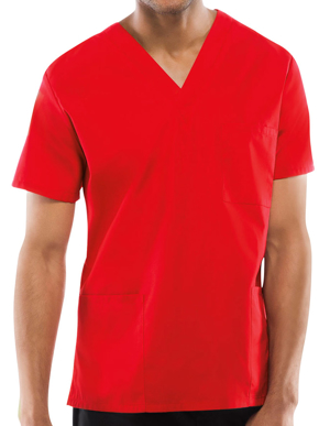 Picture of CHEROKEE-CH-4876-Cherokee Workwear Unisex Three Pocket Scrub Top