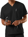 Picture of Cherokee Uniforms-4777-Cherokee Workwear Unisex V-Neck Single Pocket Scrub Top