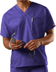 Picture of Cherokee Uniforms-4777-Cherokee Workwear Unisex V-Neck Single Pocket Scrub Top
