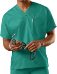 Picture of Cherokee Uniforms-4777-Cherokee Workwear Unisex V-Neck Single Pocket Scrub Top