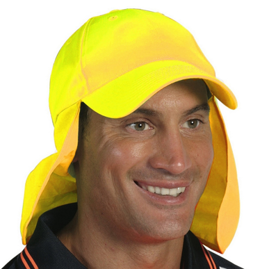 Picture of DNC Workwear-H023-HiVis  Cap with Flap