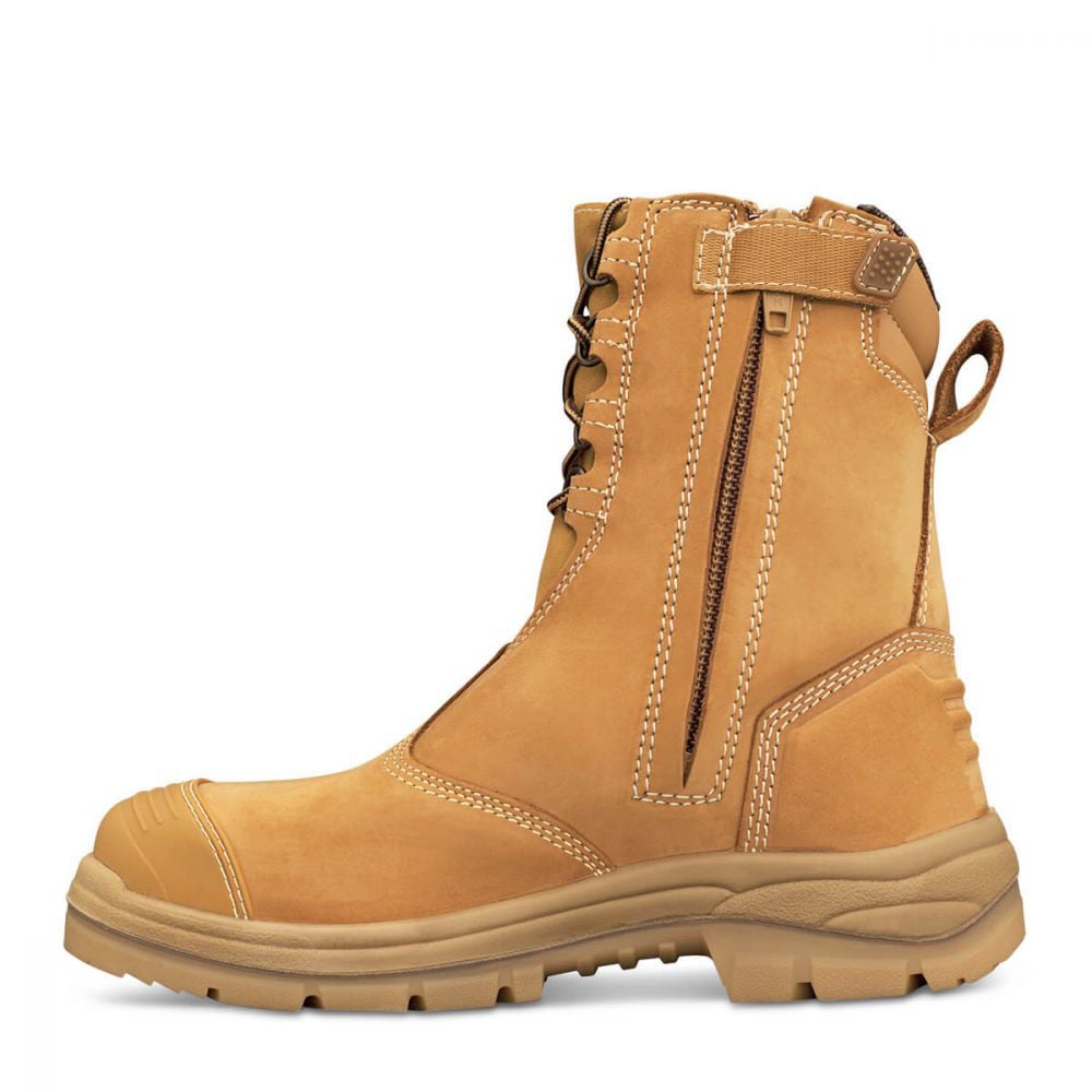 Uniform AustraliaOliver Boots55385200MM HILEG WHEAT ZIP SIDED BOOT