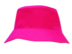 Picture of Headwear Stockist-3938-Breathable Poly Twill Infants Bucket Hat