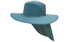 Picture of Headwear Stockist-4055-Canvas Sun Hat