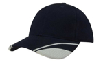 Picture of Headwear Stockist-4058-Brushed Heavy Cotton with Mesh Inserts on Peak
