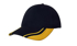 Picture of Headwear Stockist-4073-Brushed Heavy Cotton with Curved Peak Inserts