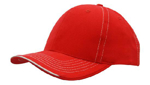 Picture of Headwear Stockist-4097-Brushed Heavy Cotton with Contrasting Stitching and Open Lip Sandwich