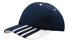 Picture of Headwear Stockist-4109-Sandwich Mesh with Striping on Peak