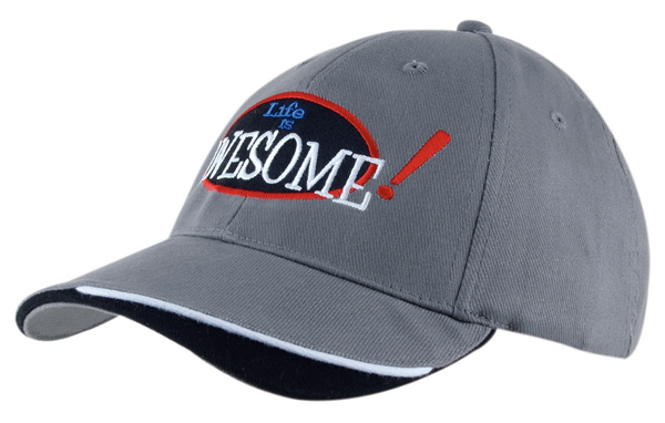 Picture of Headwear Stockist-4167-Brushed Heavy Cotton with Indented Peak