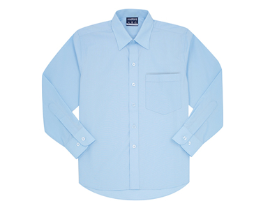 Picture of Midford Uniforms-SHIL1006-BOYS LONG SLEEVE CLASSIC SCHOOL SHIRT(1006C)