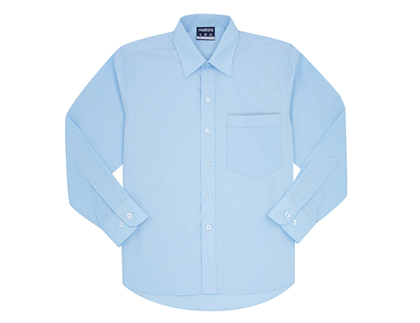 Picture of Midford Uniforms-SHIL1006-BOYS LONG SLEEVE CLASSIC SCHOOL SHIRT(1006C)