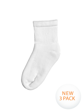 Picture of Midford Uniforms-SOK3P05-Sports 3/4 Crew Socks 3pk(SK05P3)