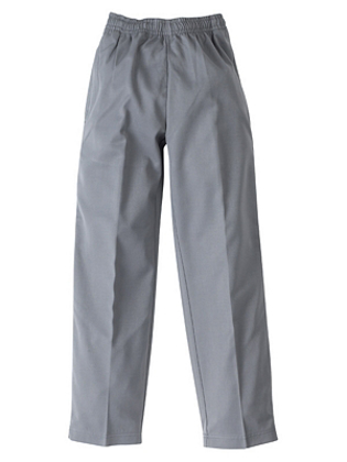 School Uniform Essentials, Boy's Elastic School Trouser GREY