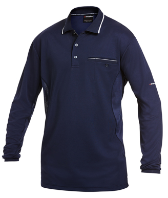 Picture of King Gee-K69790-Workcool Hyperfreeze Polo L/S