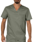 Picture of CHEROKEE-CH-WW690-Cherokee Workwear Revolution Men's V-Neck Top