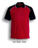 Picture of Bocini-CP0360-Unisex Adults Three Tone Polo