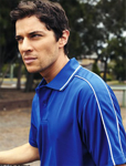 Picture of Bocini-CP0673-Men’s Breezeway Striped Polo