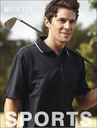 Picture of Bocini-CP1075-Unisex Adults Club Polo