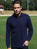 Picture of Bocini-CP1401-Mens Long Sleeve Basic Polo