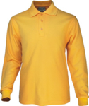 Picture of Bocini-CP1401-Mens Long Sleeve Basic Polo