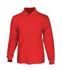 Picture of Bocini-CP1604-Plain Colour Poly Face Cotton Backing L/S Polo