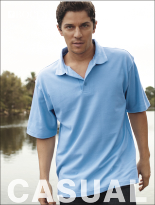 Picture of Bocini-CP812-Unisex Adults Basic Polo