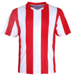 Picture of Bocini-CT1101-Kids Sublimated Striped Football Jersey