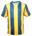 Picture of Bocini-CT1101-Kids Sublimated Striped Football Jersey