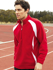 Picture of Bocini-CJ1050-Unisex Adults 1/2 Zip Sports Pull Over Fleece