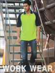 Picture of Bocini-SP0543-Unisex Adults Hi-Vis Raglan Sleeve Polo