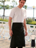 Picture of Bocini-WA0391-Cotton Drill Three Quarter Apron-With Pocket