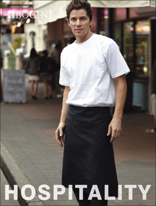 Picture of Bocini-WA0392-Cotton Drill Three Quarter Apron-No Pocket