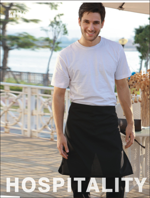 Picture of Bocini-WA0619-Cotton Drill Half Apron - With Pocket