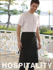 Picture of Bocini-WA0654-Polyester Drill Three Quarter Apron-No Pocket