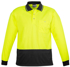 Picture of Syzmik - ZH232 - Unisex Hi Vis Basic Spliced Polo - Long Sleeve