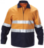 Picture of Hardyakka-Y06545-HI VIS 2 TONE COTTON WORK JACKET WITH 3M TAPE