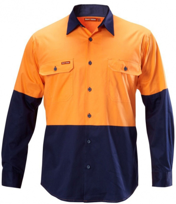 Picture of Hardyakka-Y07558-SHIRT LONG SLEEVE HI VIS SPLICED AIR VENT