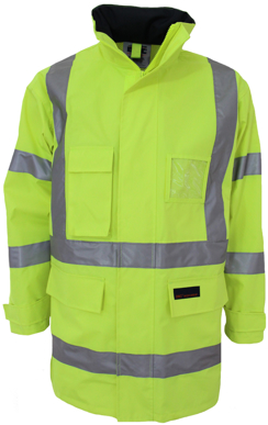Picture of DNC Workwear-3961-Hivis “h” Pattern Bio-motion Tape Jacket