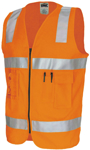 Picture of DNC Workwear Hi Vis Day/Night Cotton Safety Vest (3809)