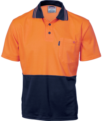 Picture of DNC Workwear Hi Vis Short Sleeve Polo (3814)