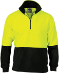 Picture of DNC Workwear Hi Vis 1/2 Zip Polar Fleece (3825)