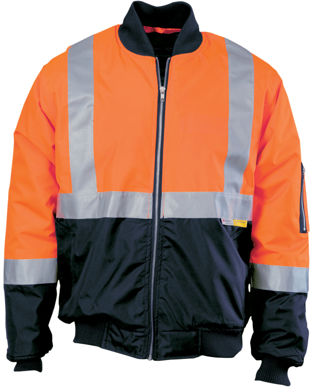 Picture of DNC Workwear-3862-HiVis Two Tone Flying Jacket with 3M Reflective Tape