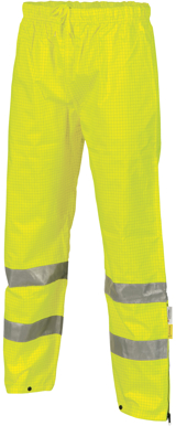 Picture of DNC Workwear-3876-HiVis Breathable & Anti-Static Trousers  with 3M8906 Reflective Tape