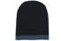 Picture of Headwear Stockist-4195-Two Tone Cable Knit Beanie - Toque