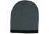 Picture of Headwear Stockist-4195-Two Tone Cable Knit Beanie - Toque